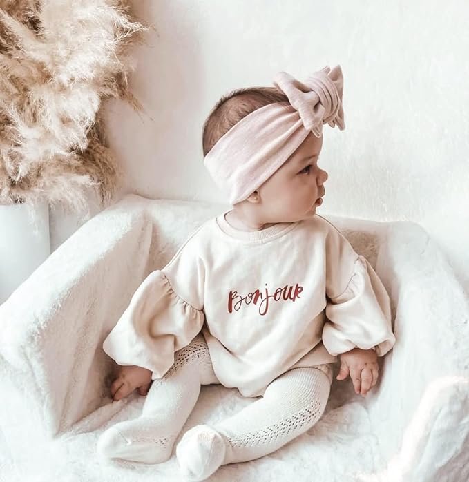 baby in bonjour outfit